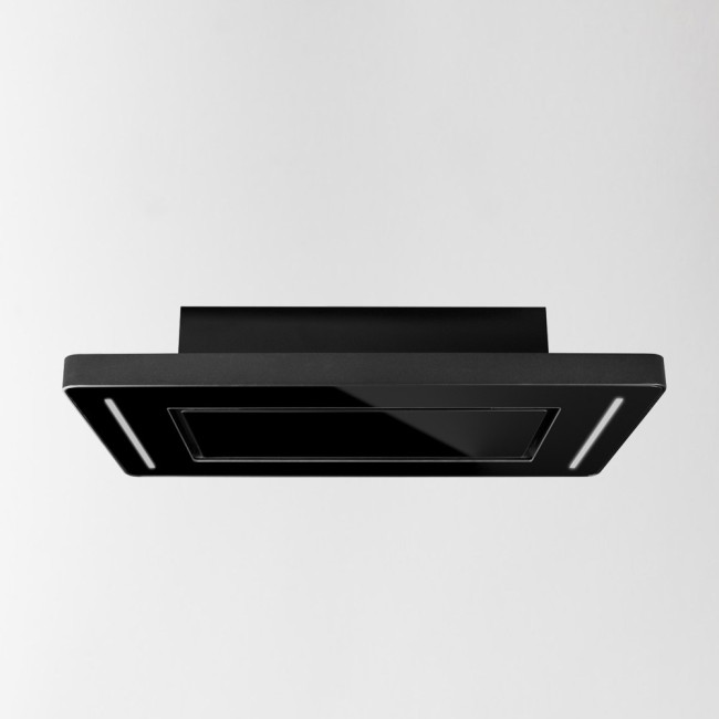 recirculating cooker hood black